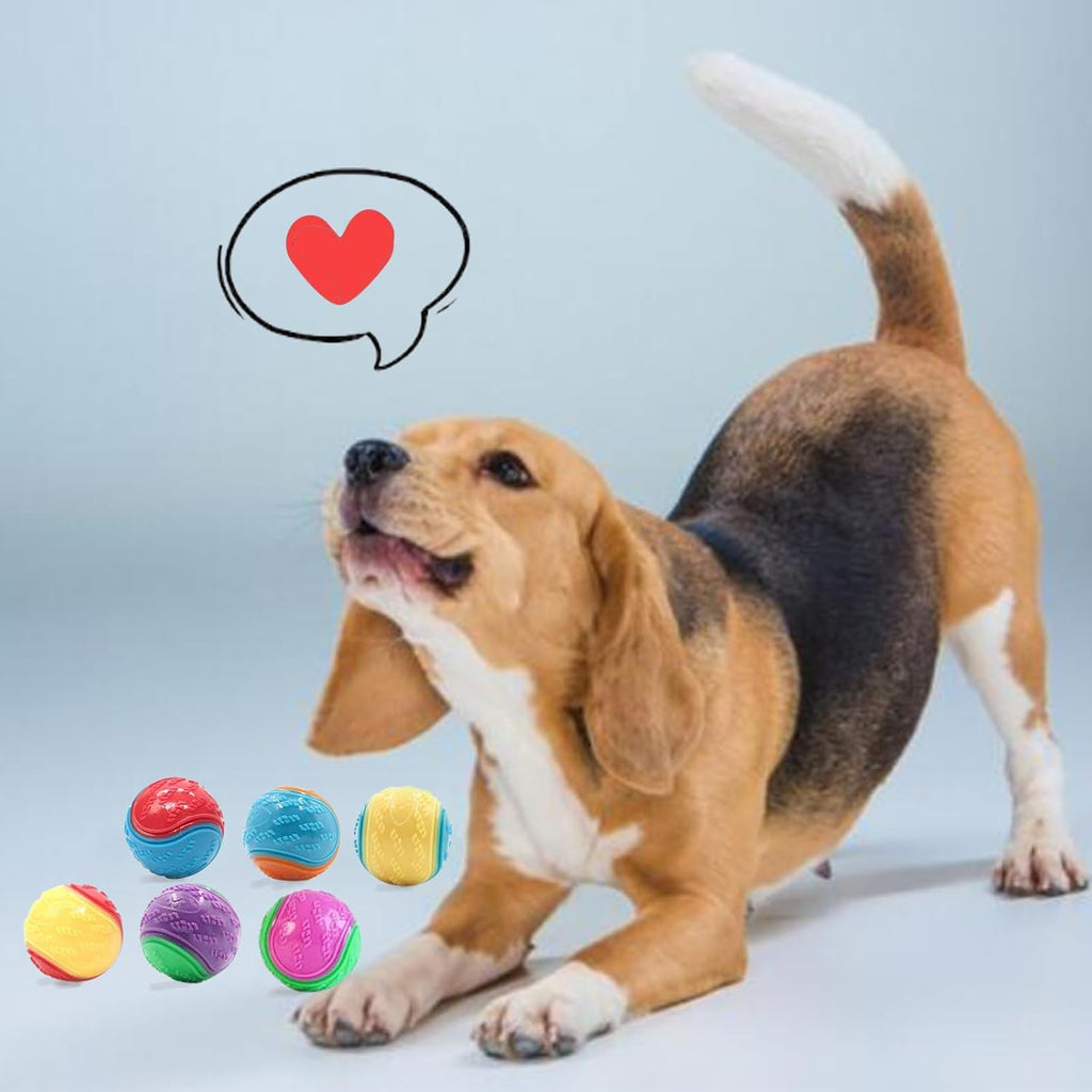 6Pcs Dog Balls, Interactive Dog Ball, Toy Dog Ball,Thrower Dog Balls Indestructible Dog Toys